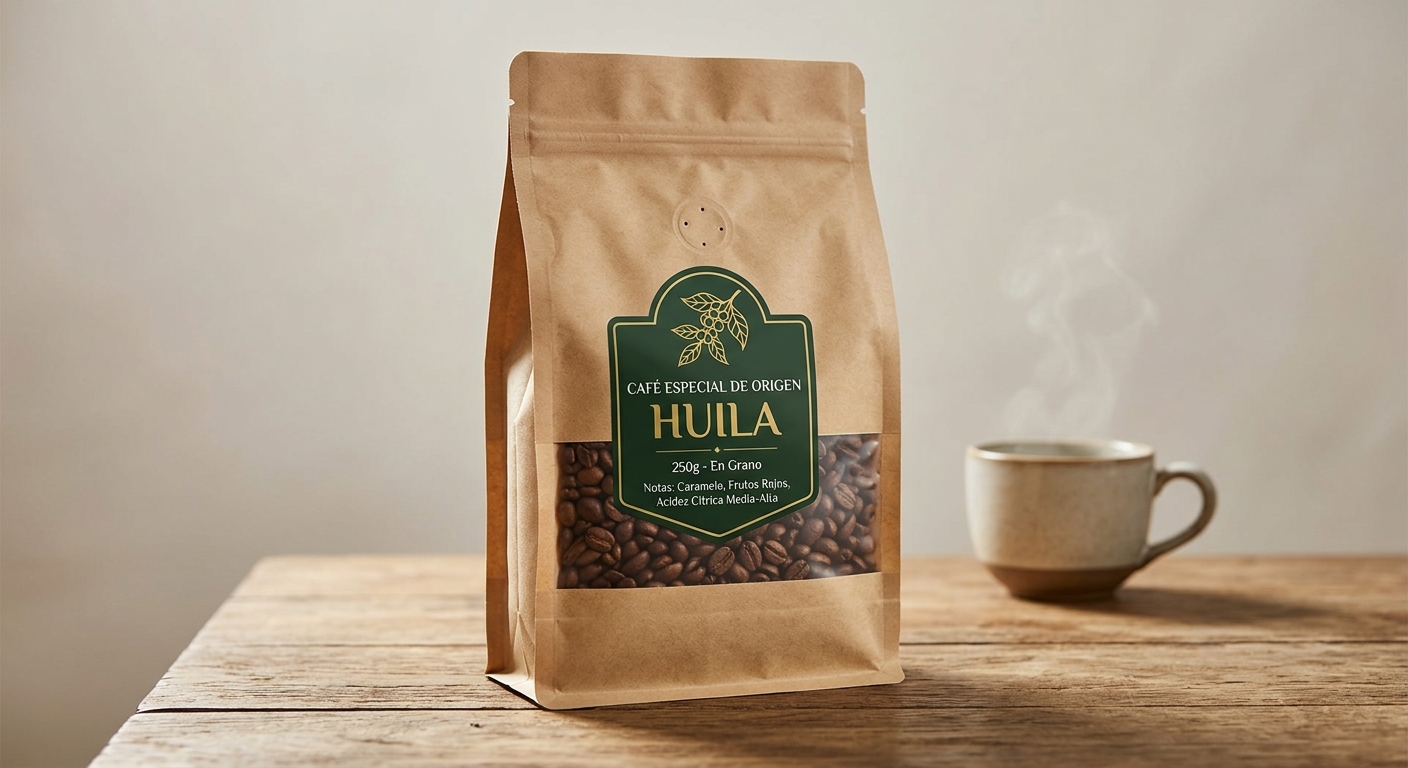 Café Especial de Origen Huila (250g - En Grano)